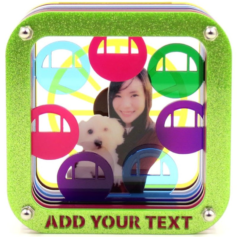Customized 3D Puzzle Picture Frame-Happy Ferris Wheel Theme x Personalization - กรอบรูป - พลาสติก หลากหลายสี