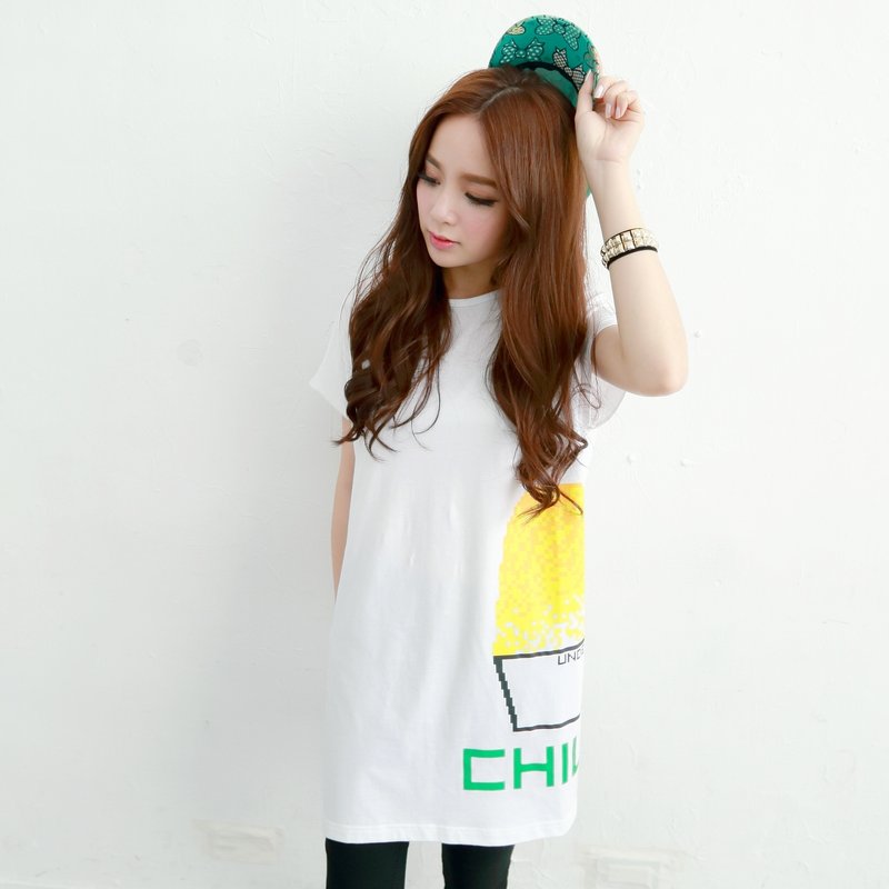 CHILL ice female clothing outside the ride - White - เสื้อผู้หญิง - ผ้าฝ้าย/ผ้าลินิน ขาว