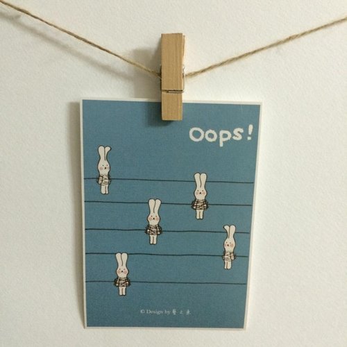 藝之魚 《藝之魚》 OOPS！ 卡片 明信片 --C0073
