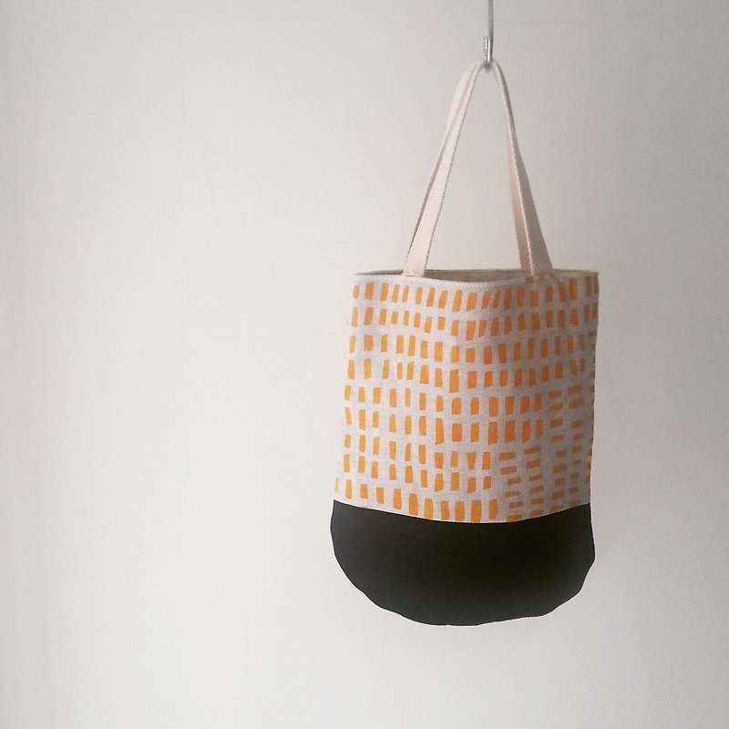 Moshimoshi | holiday small round bag - yellow square - Handbags & Totes - Other Materials 