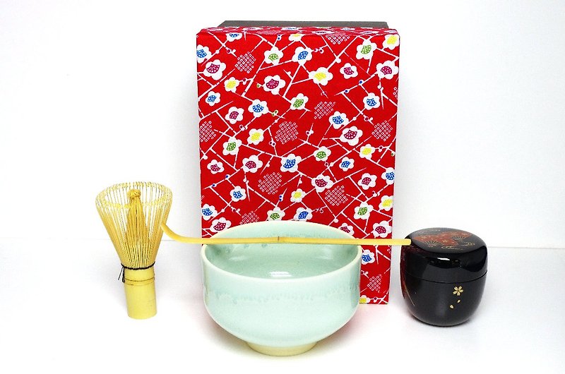 Matcha evening twilight ancient capital group - Teapots & Teacups - Other Materials 