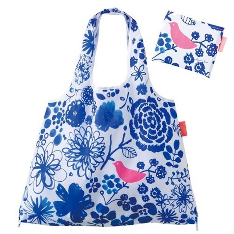 日本 Prairie Dog 設計包 - 青花瓷 - 側背包/斜孭袋 - 塑膠 藍色