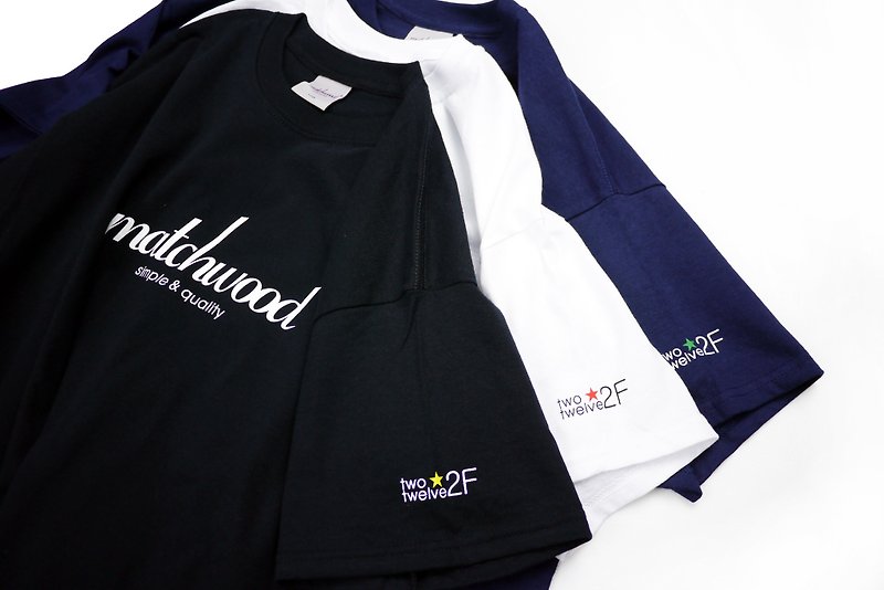 Matchwood Design Limited Matchwood 2015 Limited Edition Classic LogoTee Comfortable Short T 100% Cotton Black - เสื้อยืดผู้ชาย - ผ้าฝ้าย/ผ้าลินิน สีดำ