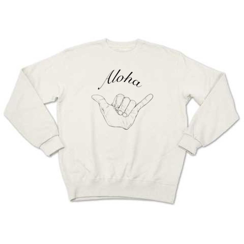 Aloha (sweat white) - เสื้อผู้หญิง - วัสดุอื่นๆ ขาว