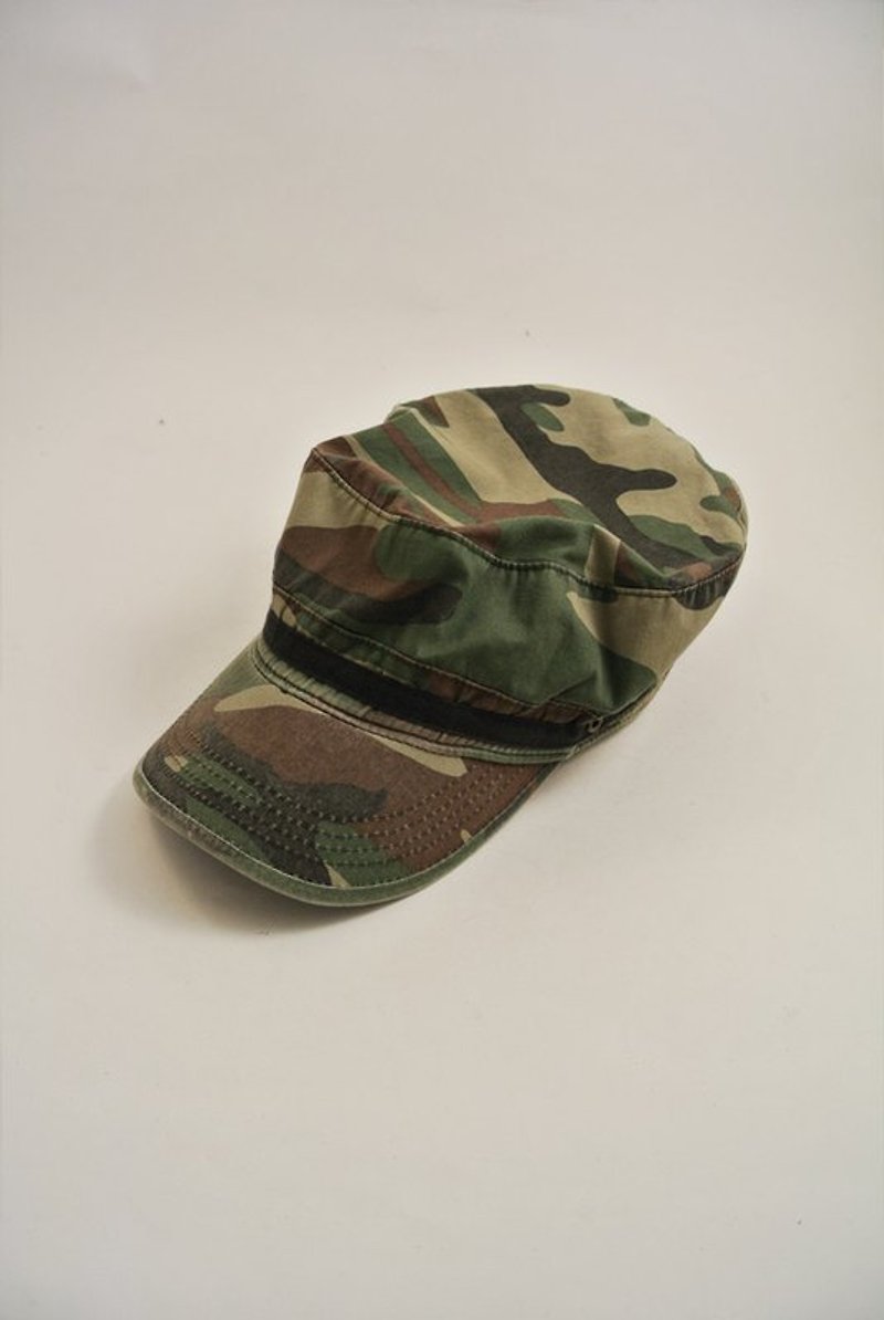 耐A阿尼晒．男生都愛聊當兵帽 - Hats & Caps - Other Materials Green