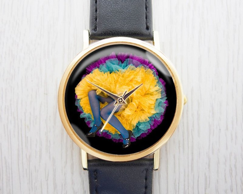 Dancing Girl-Ladies' Watches/Men's Watches/Unisex Watches/Accessories【Special U Design】 - Women's Watches - Other Metals Black