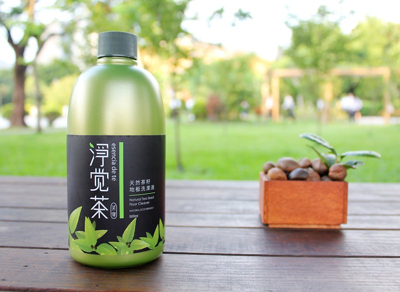 Year-end home cleaning good helper Chabao Jingjue tea seed floor cleaning liquid 500ML - Other - Plants & Flowers Green