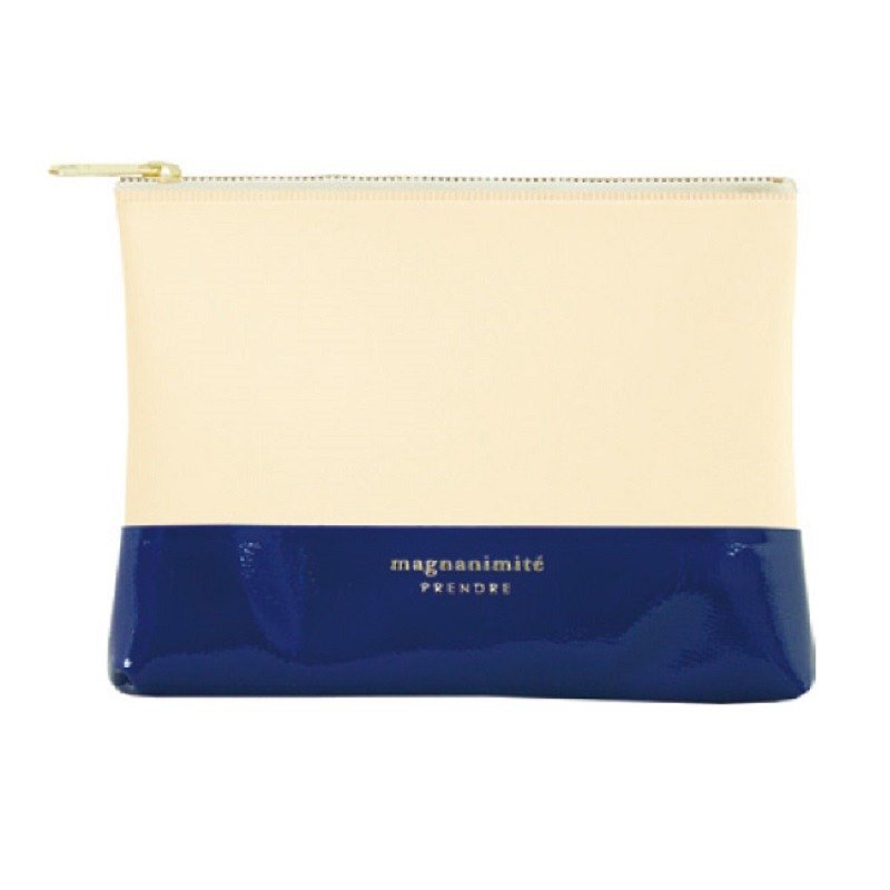 Japan [LABCLIP] Prendre series Mini pouch storage bag (small-zipper) dark blue - กระเป๋าเครื่องสำอาง - พลาสติก สีน้ำเงิน