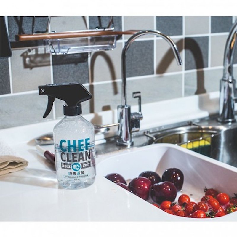 Chef Clean Veggie & Fruit Wash liquid | 4 pack - อื่นๆ - วัสดุอื่นๆ ขาว