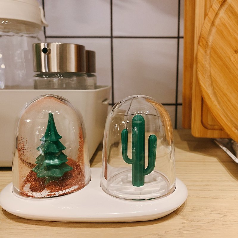 QUALY 冬夏滋味 - 調味罐 - 調味瓶/調味架 - 塑膠 綠色