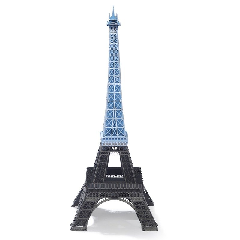 Papero Paper Landscape DIY Mini Model-Eiffel Tower (Blue)/Eiffel Tower (Blue) - งานไม้/ไม้ไผ่/ตัดกระดาษ - วัสดุอื่นๆ สีน้ำเงิน