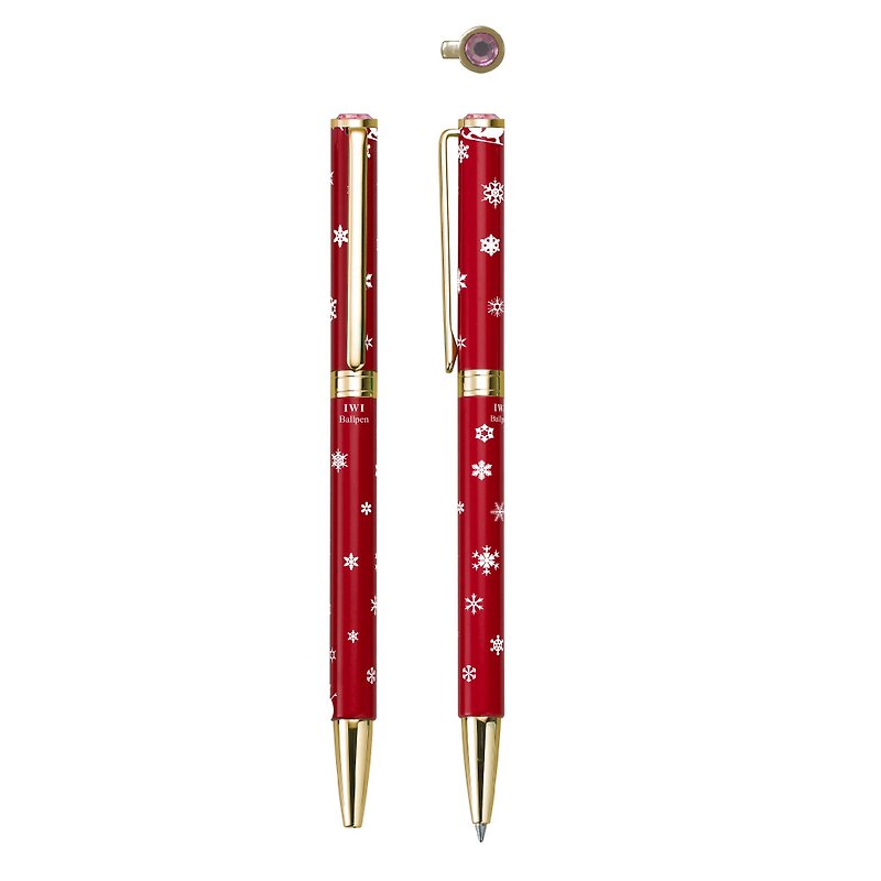 【IWI】Candy Bar Xmas 2015—0.7mm ball pen-Red(IWI-9S521-1G) - อุปกรณ์เขียนอื่นๆ - โลหะ ขาว