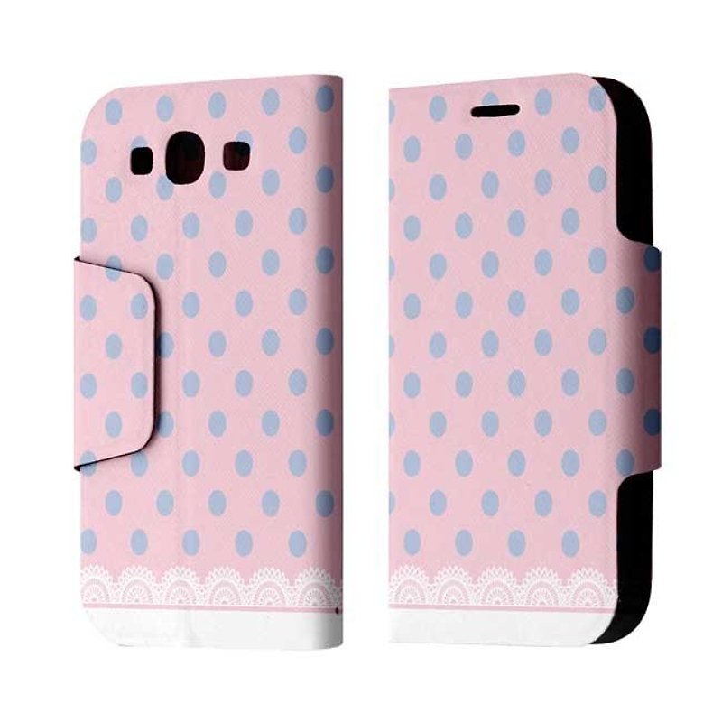 Galaxy S3 clamshell holster pink dot PSIBS3-004P - Other - Genuine Leather Pink