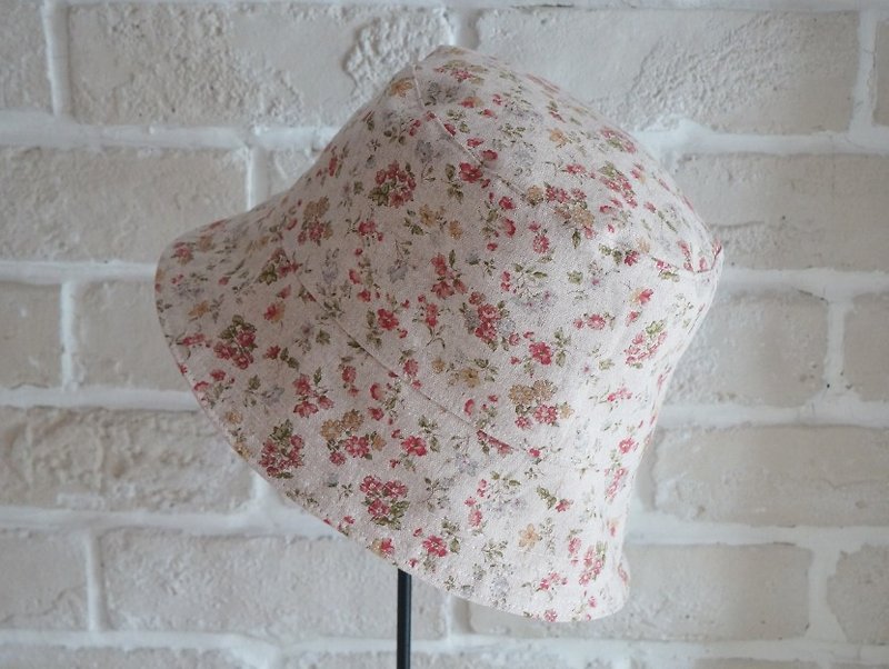 両面布の帽子[用] - 帽子 - その他の素材 ピンク