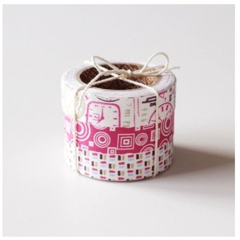 Dailylike fabric tape 北歐風布膠帶(三入) 23-Daydream,E2D94982 - 紙膠帶 - 其他材質 紅色