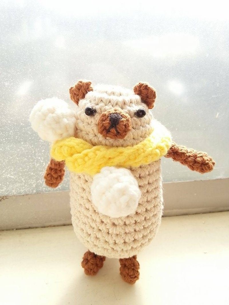 [Knitting] cool polar bear Polar Bear - Stuffed Dolls & Figurines - Other Materials Multicolor