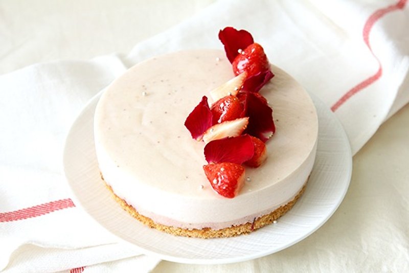 Mei raspberry strawberry yogurt I love raw milk cheeses - Cake & Desserts - Fresh Ingredients Red