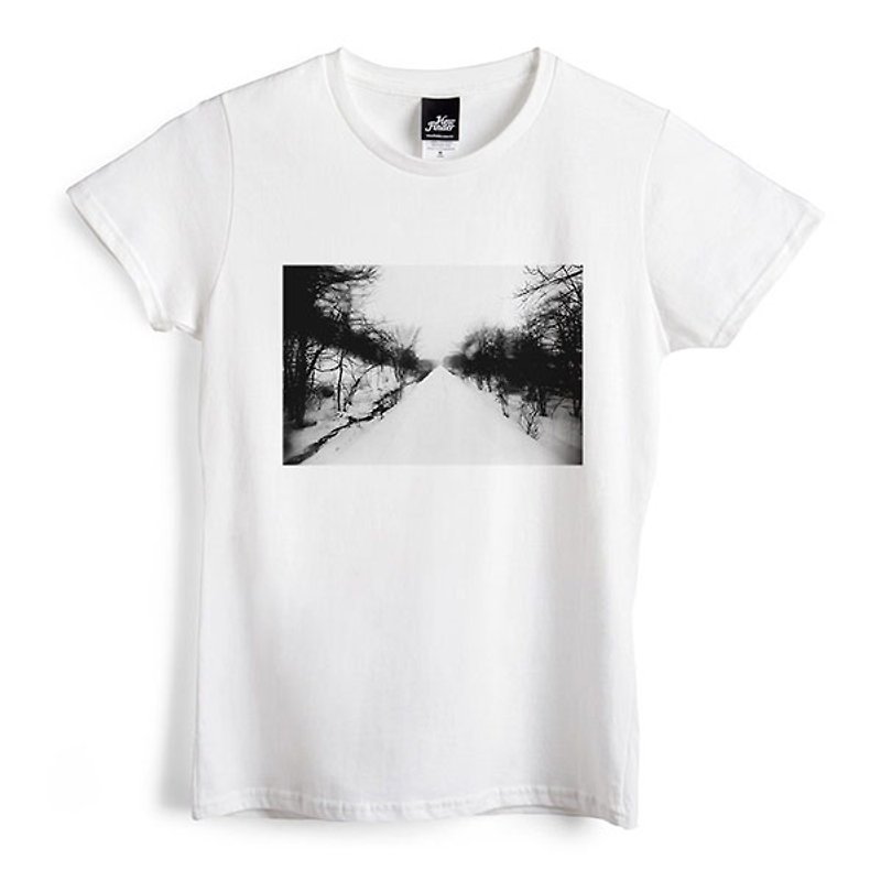 Path - White - Women's T-Shirt - Women's T-Shirts - Cotton & Hemp White