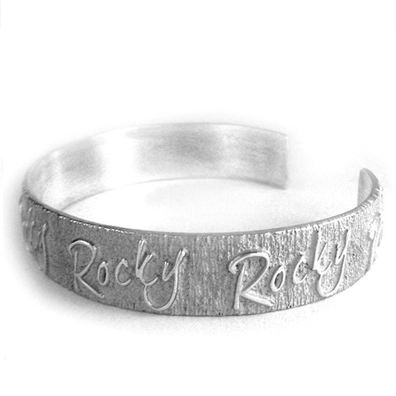 Customized.925 Sterling Silver Jewelry NB00029-Name Bracelet - สร้อยข้อมือ - โลหะ 