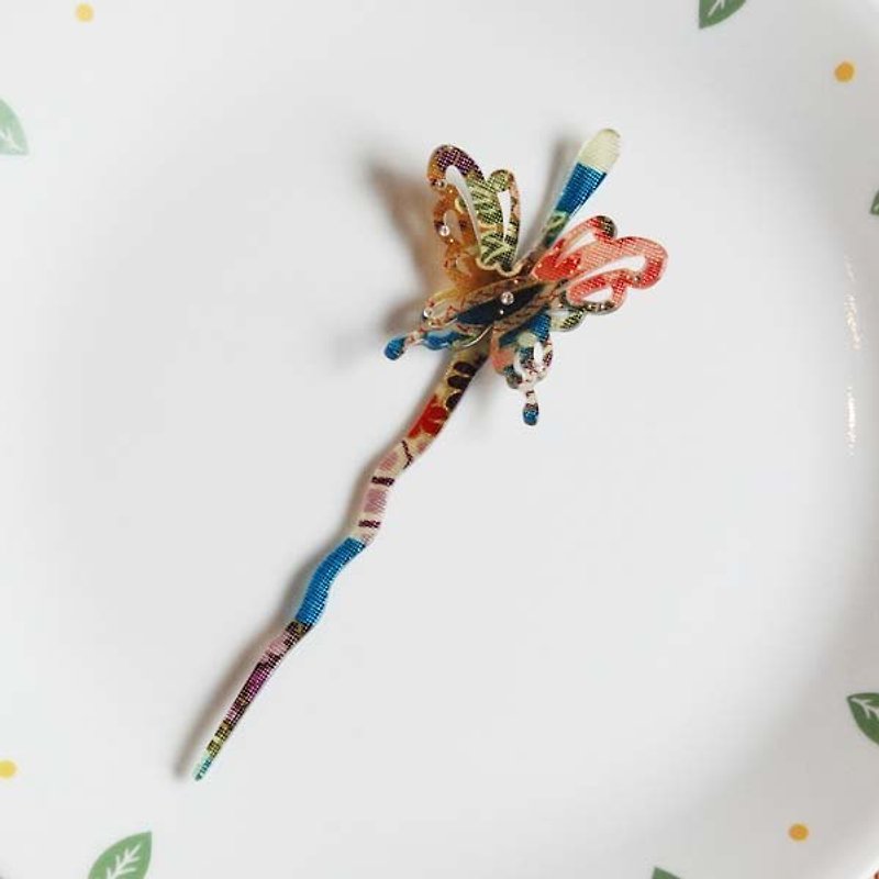[MITHX] Ancient Color Butterfly, Butterfly Hairpin, Hair Insert-Blue - Hair Accessories - Acrylic Blue