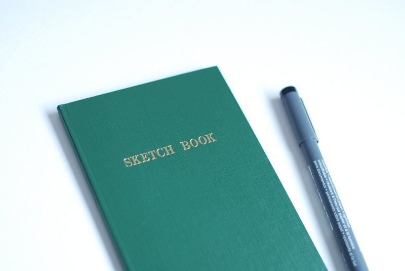 復古SKETCH BOOK - 筆記簿/手帳 - 其他材質 白色