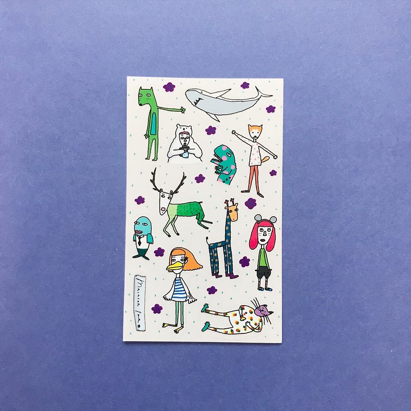 Animal | Sticker Set - Stickers - Paper Multicolor
