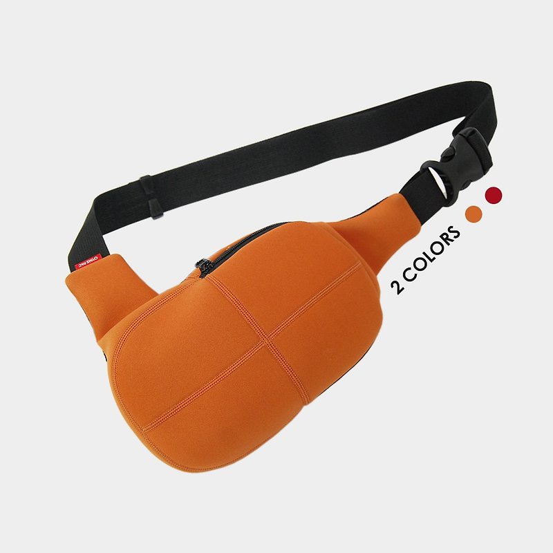Cello Body Purse Travel Sports Cross Body Bag - กระเป๋าแมสเซนเจอร์ - วัสดุกันนำ้ สีส้ม
