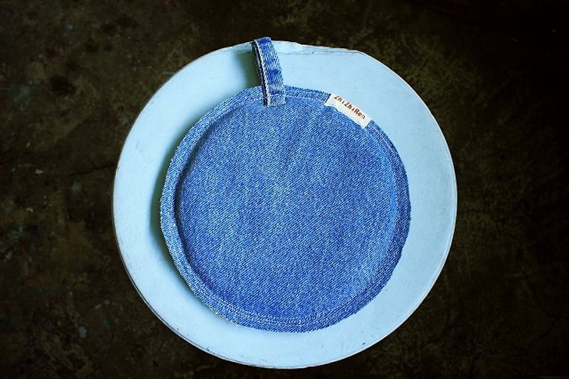【ZhiZhiRen】夏日織織涼品/牛仔布杯墊 – 西部警長 - 杯墊 - 其他材質 藍色