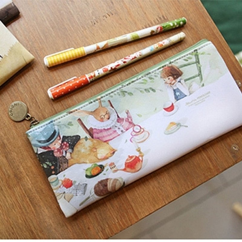 Dessin x Indigo- collection time pencil -Alice green, IDG76885 - Pencil Cases - Other Materials Green