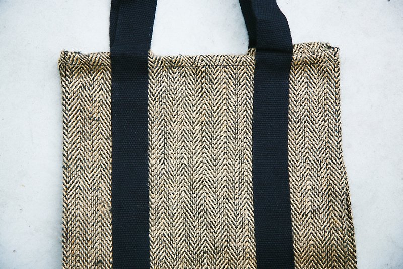 Dulton Linen Tote (small) - Messenger Bags & Sling Bags - Other Materials Brown