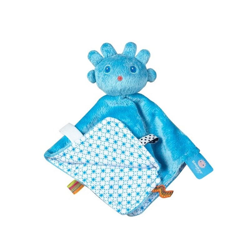 オランダの Snoozebaby" 布ラベルの人形の快適なタオル - 知育玩具・ぬいぐるみ - コットン・麻 グレー