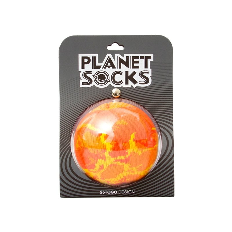 PLANET SOCKS 金星襪 - 襪子 - 棉．麻 橘色