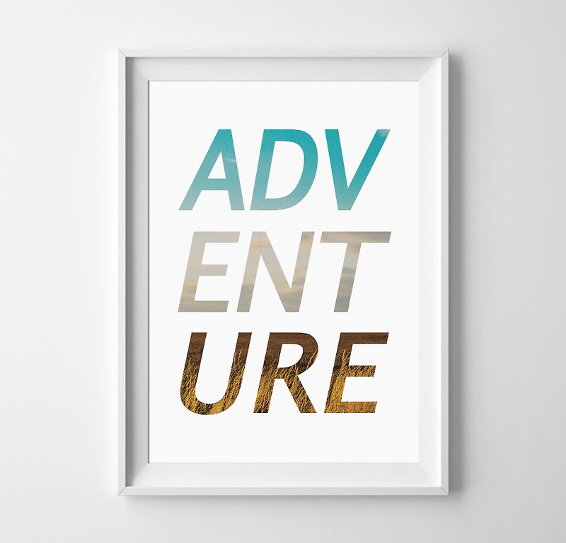ADVENTURE customizable posters - Wall Décor - Paper 