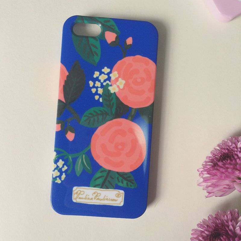 Paulina Paulinum {Nature Series - Rose x navy} Phone Case iPhone Samsung HTC Sony Xperia Xiaomi - Other - Plastic Blue