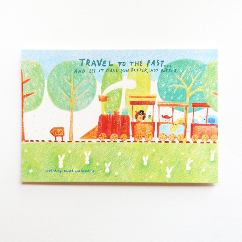 Train Postcard - Cards & Postcards - Paper Multicolor