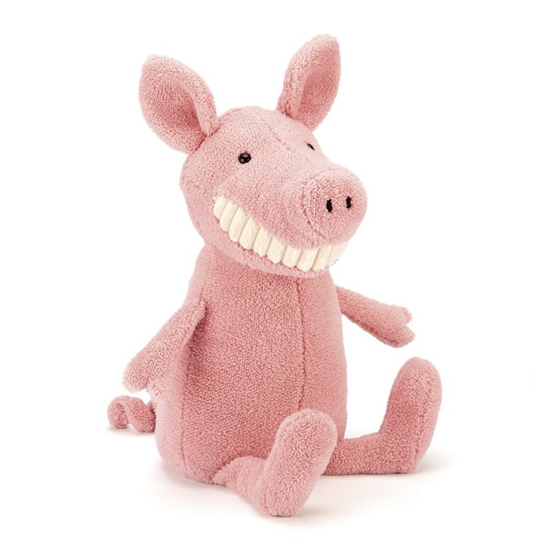 Toothy Pig 暴牙豬仔 粉紅豬 36cm - 玩偶/公仔 - 聚酯纖維 粉紅色