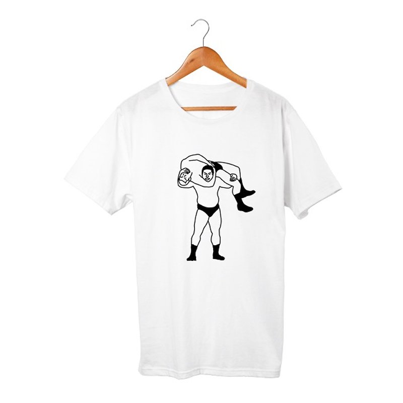 アルゼンチンバックブリーカー T-shirt - Tシャツ メンズ - コットン・麻 ホワイト