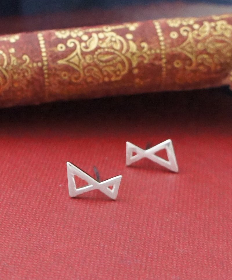 Geometric Infinite sterling silver - Single - Earrings & Clip-ons - Other Metals 