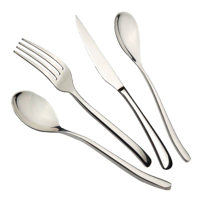 精鑄不鏽鋼餐用套裝_4入, 瑞典 GreeGreen 格力綠 (餐叉/湯匙/飯匙/刀子/餐刀/牛排刀/水果刀/304不鏽鋼/餐具) - 刀叉/湯匙/餐具組 - 其他金屬 灰色