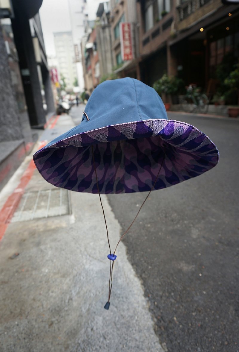 Sienna晴雨ALL PASS帽(牽牛花) - 帽子 - 防水材質 紫色
