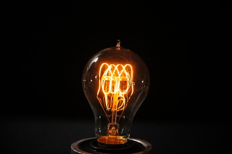 エジソン・産業産業の風レトロな春の球根滴 - 照明・ランプ - ガラス ホワイト
