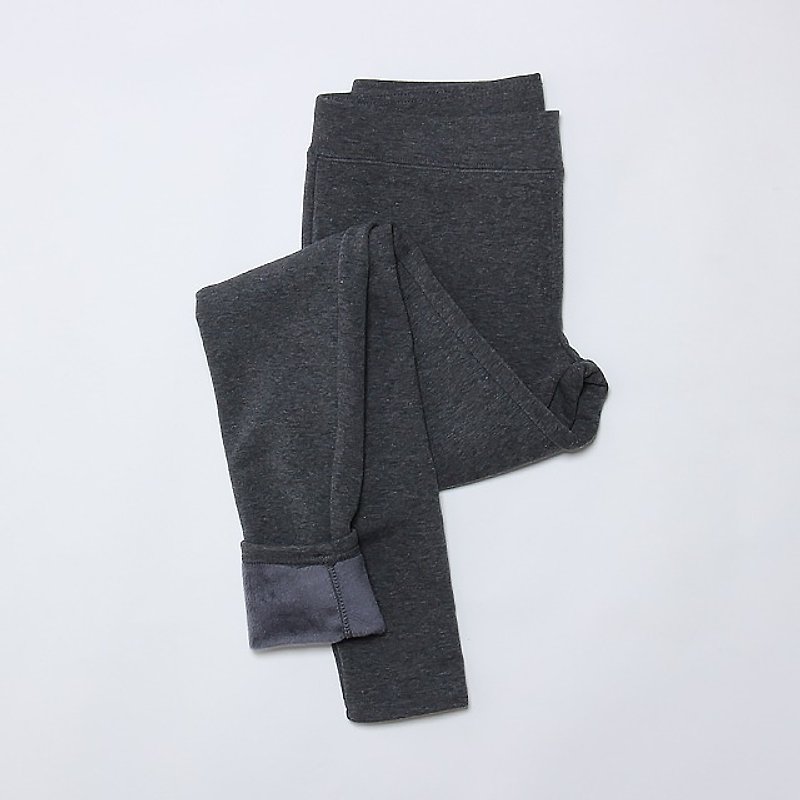 Super Warm for Winter Fabric Legging /Heather Grey - กางเกงเลกกิ้ง - ผ้าฝ้าย/ผ้าลินิน สีเทา