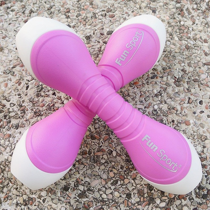 Fun Sport muscle-powered dumbbell (2 kg) pink (1 kg) - อุปกรณ์ฟิตเนส - พลาสติก สึชมพู