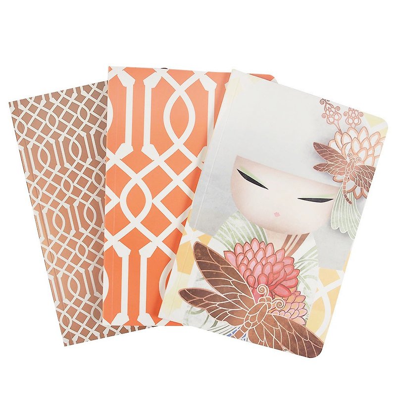 Notebook 3 into 40 pages each - Kazumi Unlimited Hot Pillow【Kimmidoll Notepad/Diary】 - Notebooks & Journals - Paper Orange