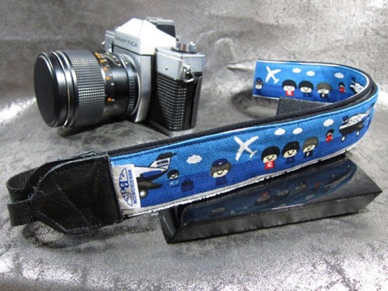 "Travel around the world" Decompression Strap Camera Strap Ukulele Camera Strap - ขาตั้งกล้อง - วัสดุอื่นๆ 