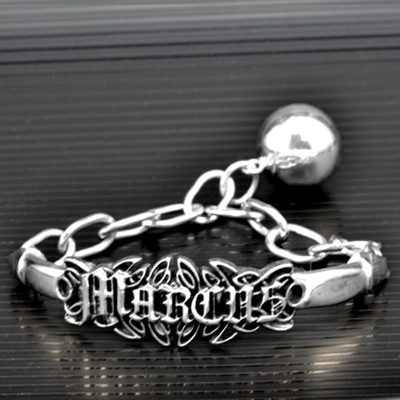 Customized.925 Sterling Silver Jewelry NB00053-Name Bracelet - Bracelets - Other Metals 