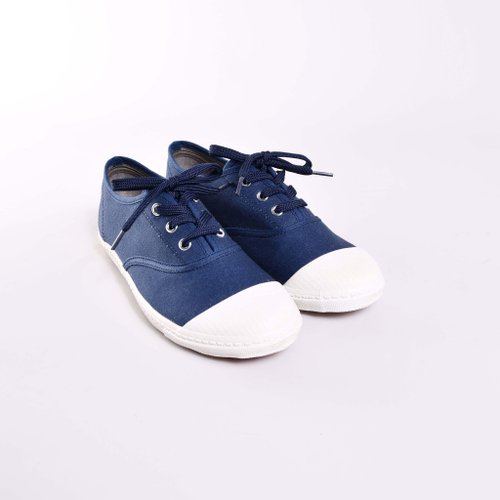 [Off-season sale] Canvas shoes-KARA navy blue