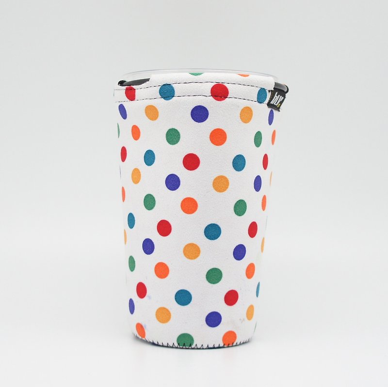 BLR 萬用 杯架 可拆式 多用途 飲料杯套 彩色點點 WD05 - 飲料提袋/杯袋/杯套 - 其他材質 白色