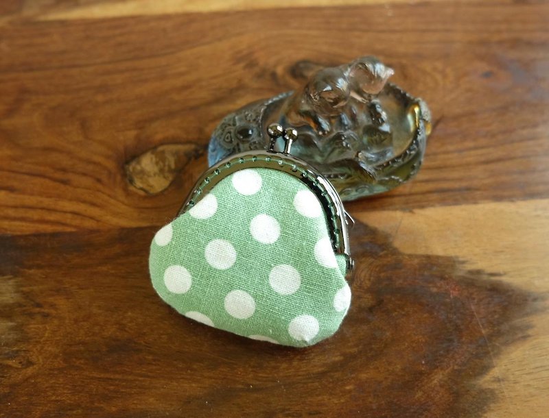 【Spring Colors】Mini Kisslock Purse - กระเป๋าใส่เหรียญ - วัสดุอื่นๆ สีเขียว