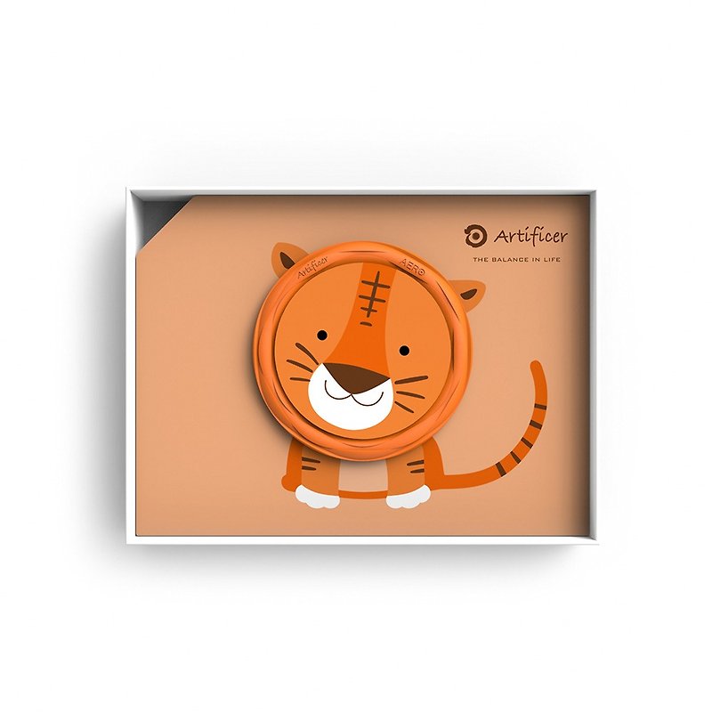 【Artificer】Rhythm for Kids Bracelet-Tiger (Orange) - สร้อยข้อมือ - ซิลิคอน สีส้ม